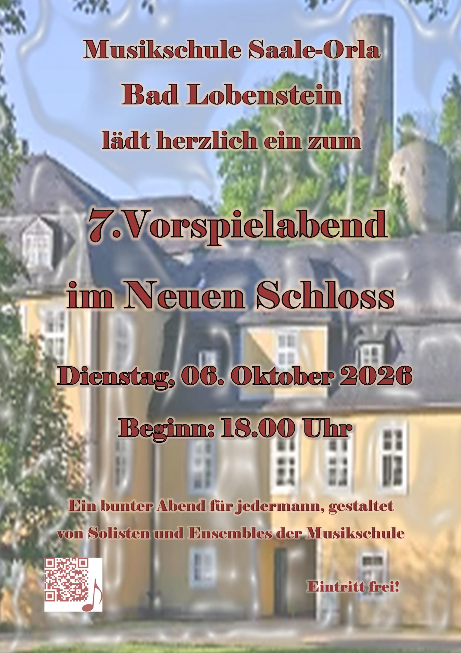 7. Vorspielabend im Neuen Schloss